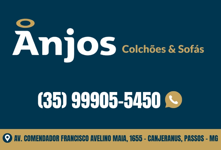 Banner .ANJOS COLCHÕES & SOFÁS PASSOS